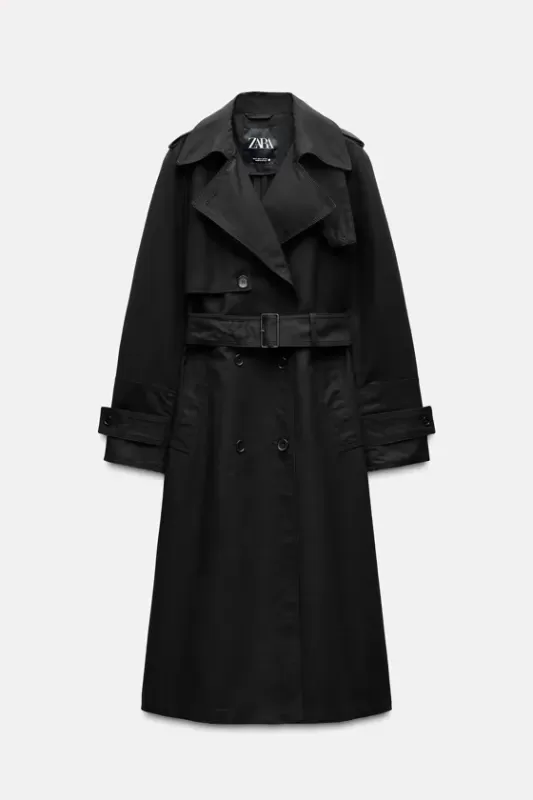 WATER-REPELLENT Trench Coat - ZW COLLECTION