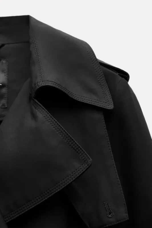 WATER-REPELLENT Trench Coat - ZW COLLECTION