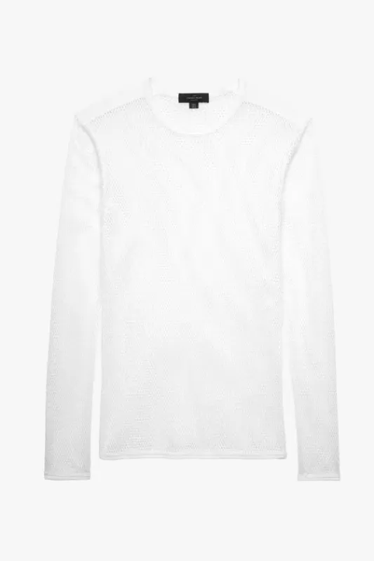 Textured open-knit T-shirt by X STEFANO PILATI