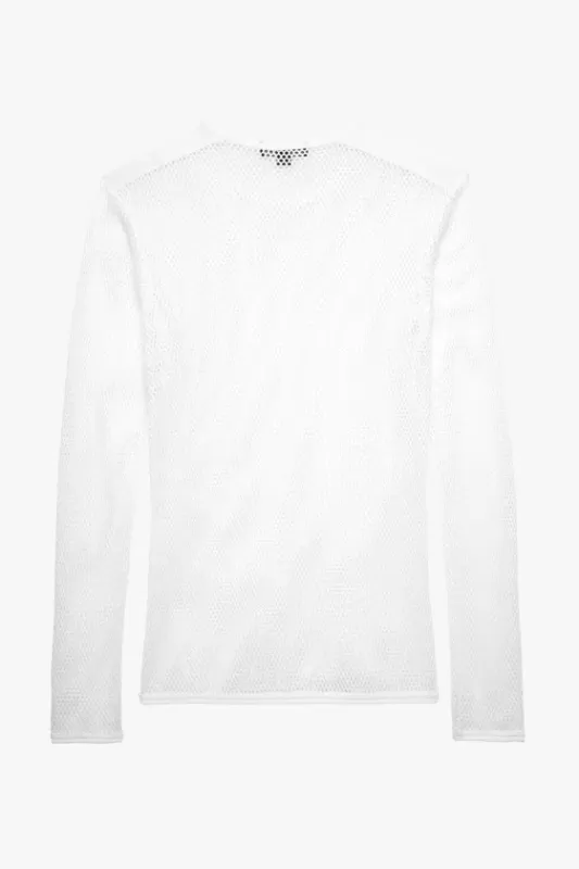 Textured open-knit T-shirt by X STEFANO PILATI