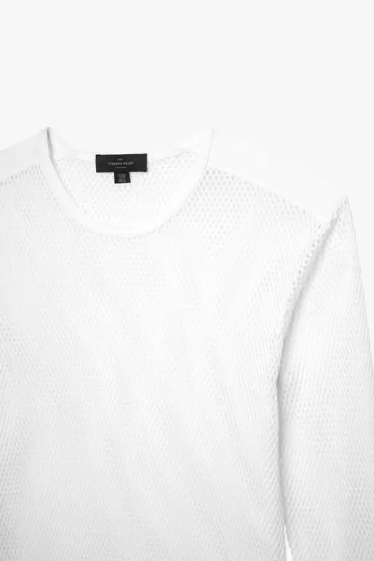 Textured open-knit T-shirt by X STEFANO PILATI