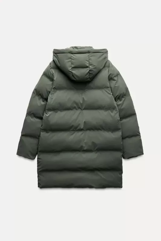 Windproof Quilted Hooded Anorak