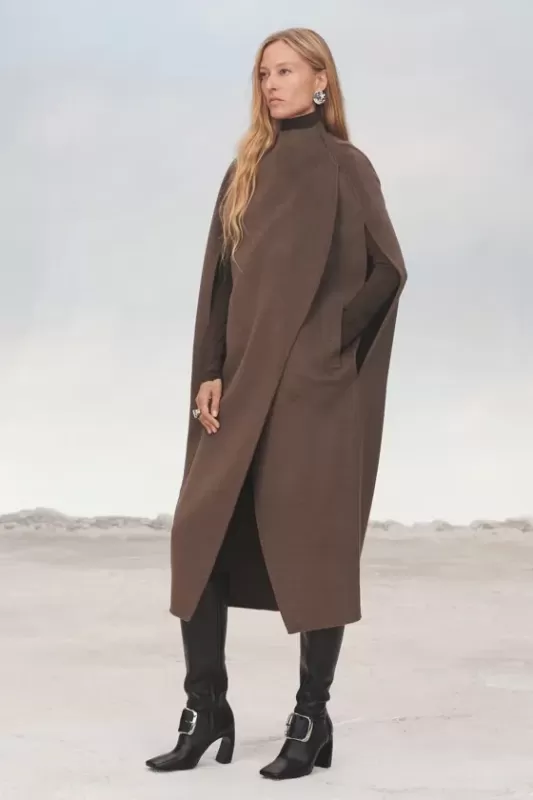 Limited edition double sided cape coat