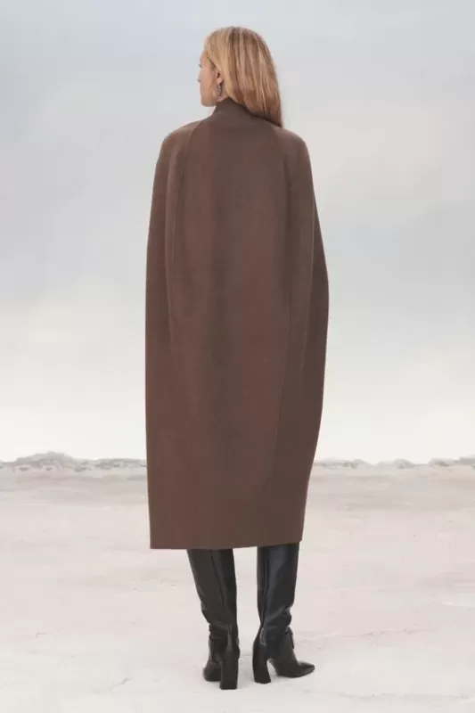 Limited edition double sided cape coat