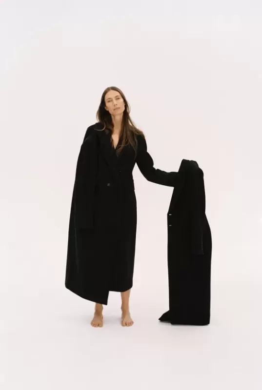 Long herringbone coat - ZW COLLECTION