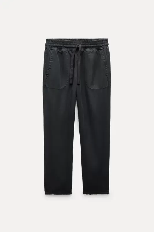 Pajama-style joggers - ZW COLLECTION