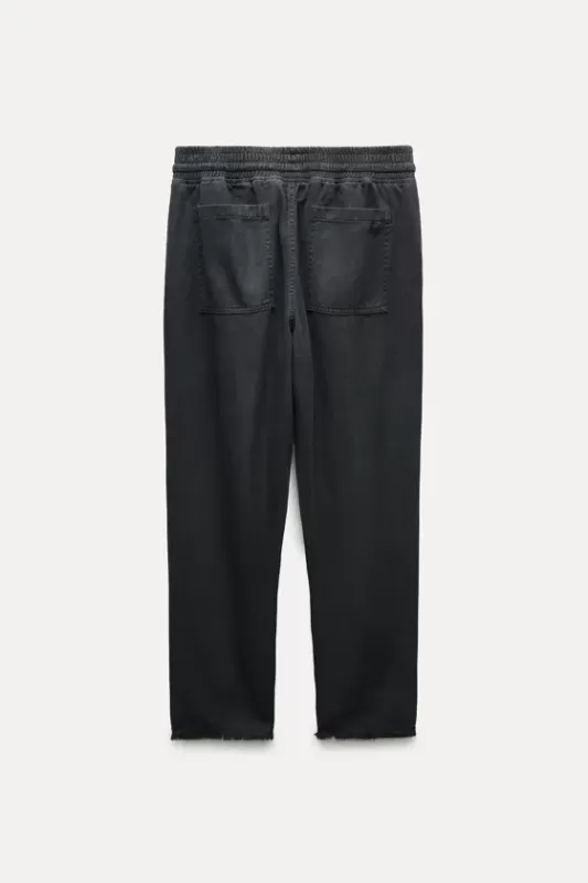 Pajama-style joggers - ZW COLLECTION