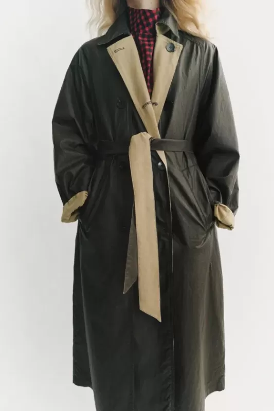 Double-sided trench coat - ZW COLLECTION