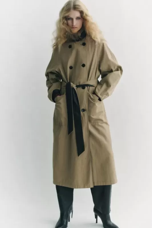 Double-sided trench coat - ZW COLLECTION