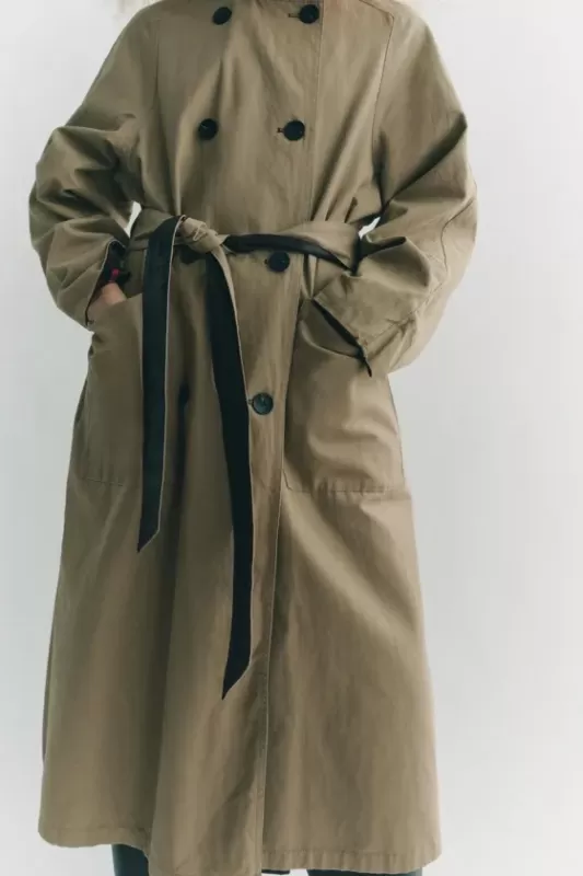 Double-sided trench coat - ZW COLLECTION