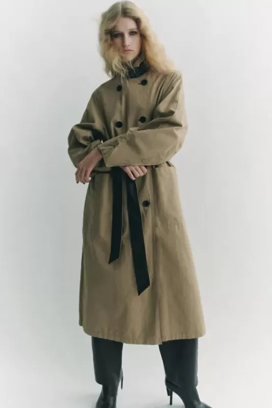 Double-sided trench coat - ZW COLLECTION