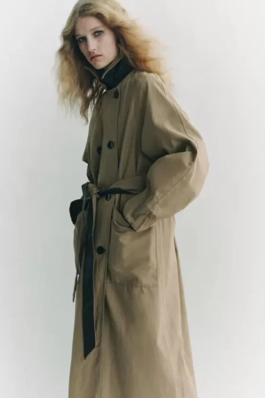 Double-sided trench coat - ZW COLLECTION