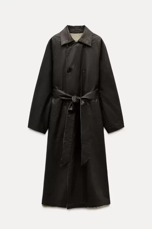 Double-sided trench coat - ZW COLLECTION