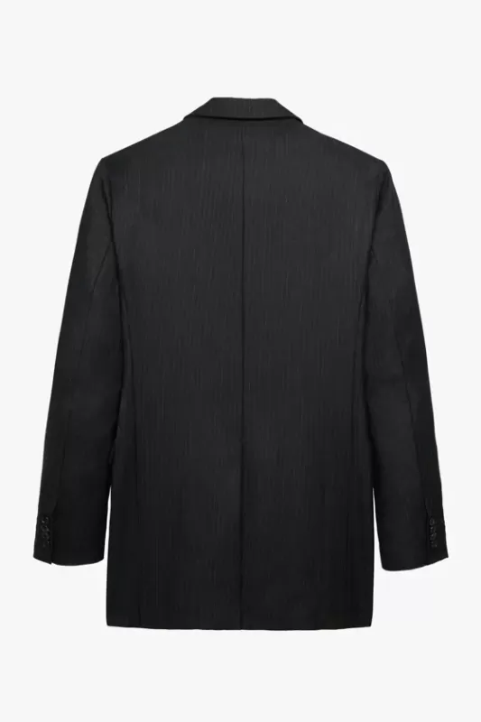 X STEFANO PILATI pinstripe blazer suit blazer