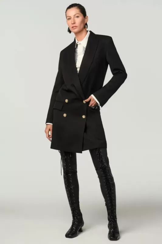 Buttoned wool coat X STEFANO PILATI