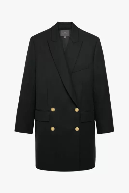 Buttoned wool coat X STEFANO PILATI