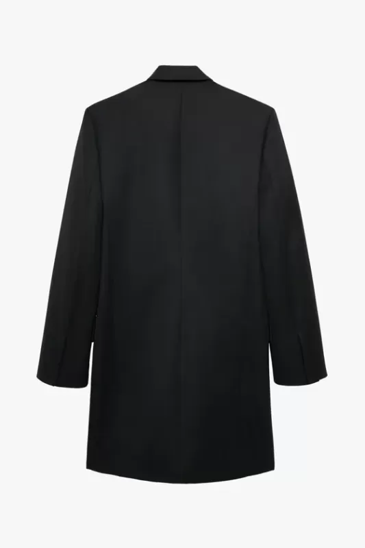 Buttoned wool coat X STEFANO PILATI