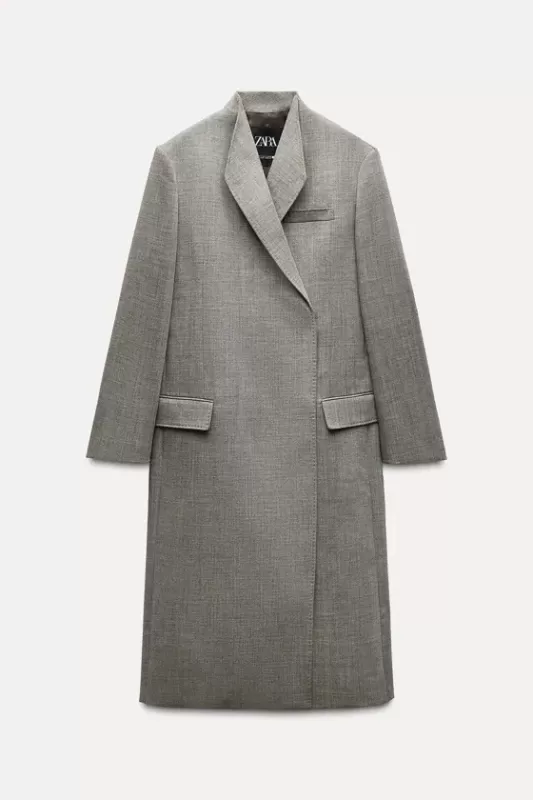 100% wool coat - ZW COLLECTION