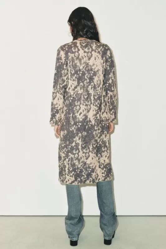 Knitted Jacquard Coat