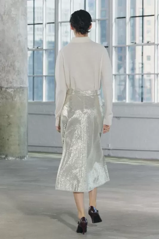 Midi skirt with sequins - ZW COLLECTION