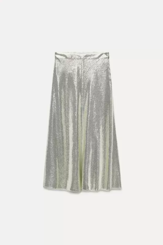 Midi skirt with sequins - ZW COLLECTION