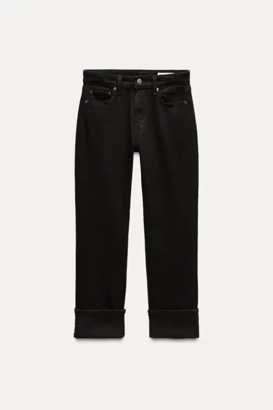 Mid-rise straight leg jeans - ZW COLLECTION