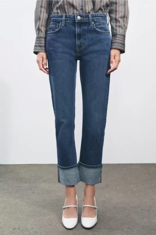 Mid-rise straight fit jeans - ZW COLLECTION