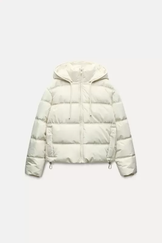 WATER AND WIND PROTECTION Hooded Quilted Anorak - ZW COLLECTION