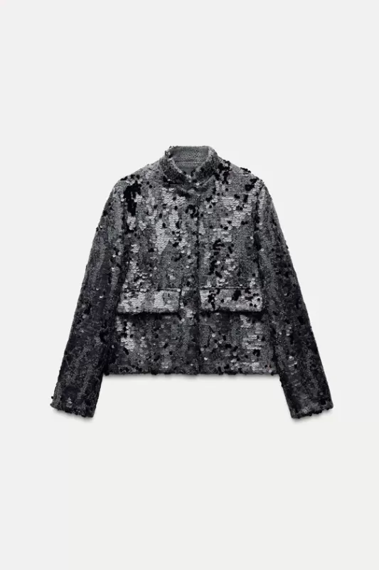 Jacket with sequins - ZW COLLECTION