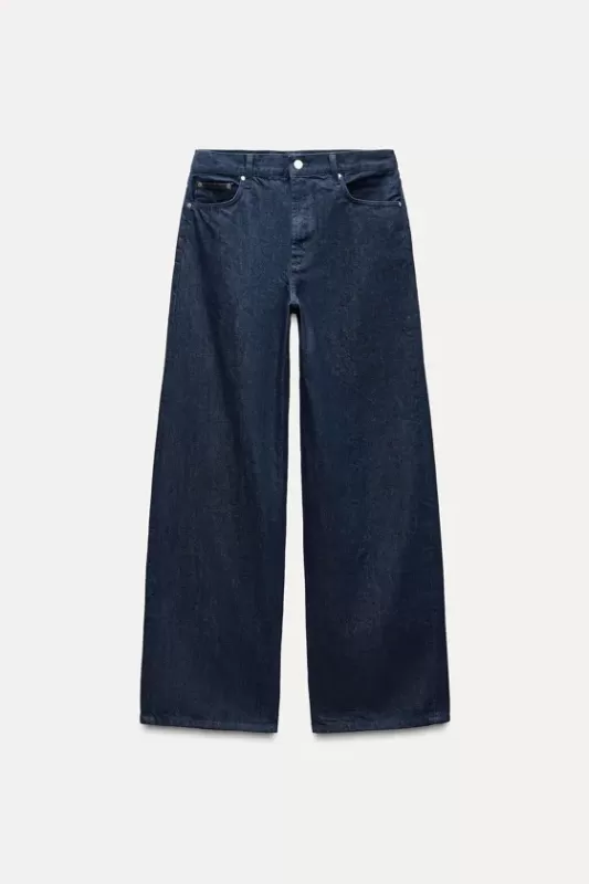 RELAXED mid-rise jeans - ZW COLLECTION