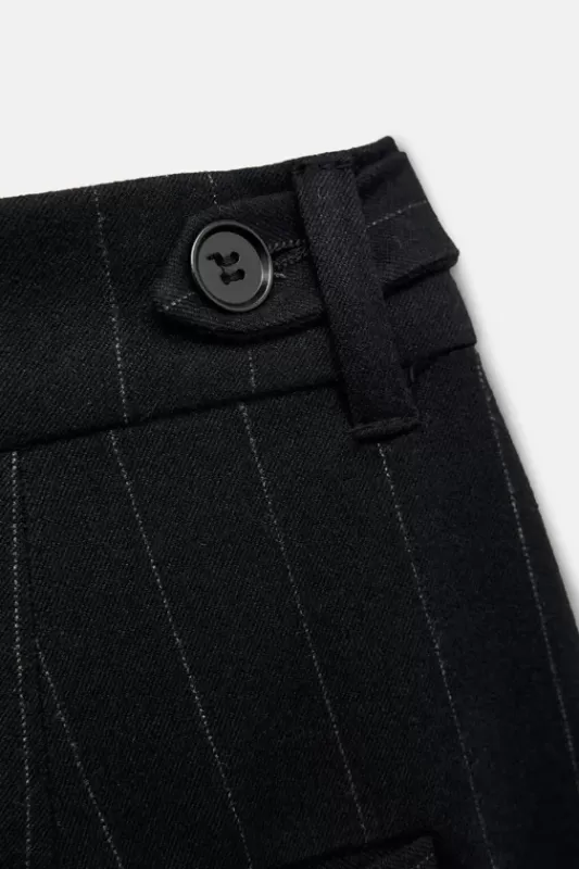 Pinstripe flannel pants