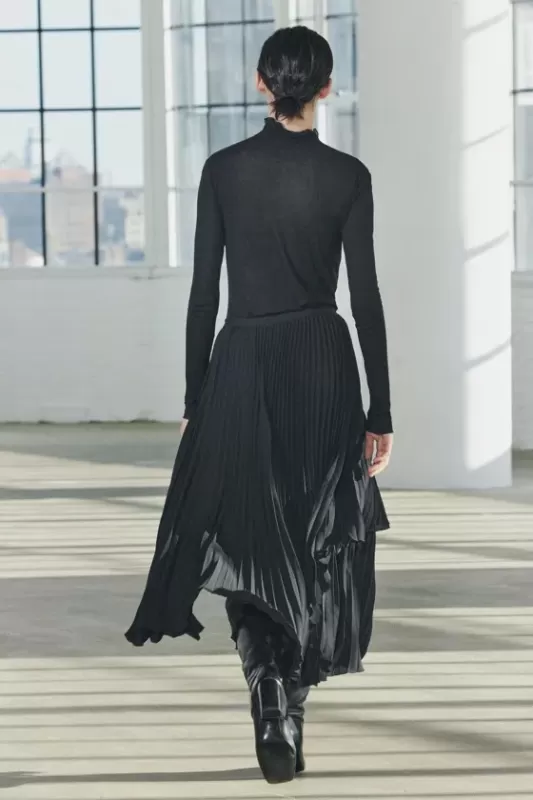 Pleated Skirt with Belt - ZW COLLECTION