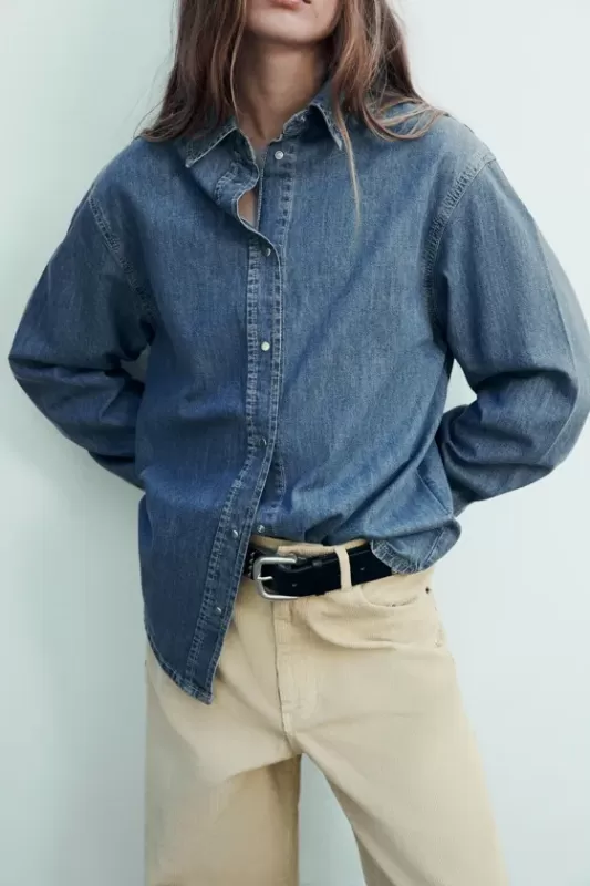 TRF denim shirt