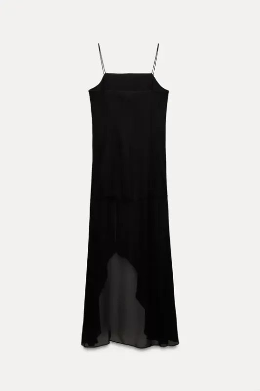 Long dress from ZW collection in tone on tone